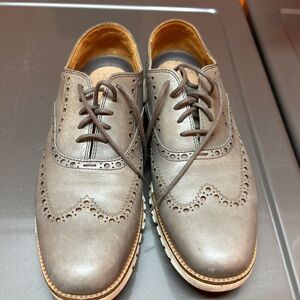 Cole Hasn’t Zero Grand Wingtip Oxfords Size 10 Grey